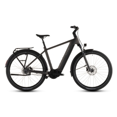 Vélo électrique CUBE Touring Hybrid Comfort SLX 800 - Charcoal'n'chrome