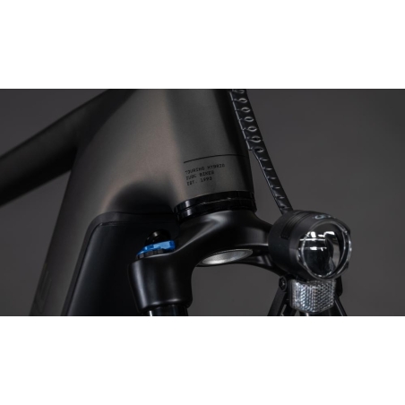 CUBE Touring Hybrid Comfort SLX 800 Electric Bike – Charcoal'n'Chrome