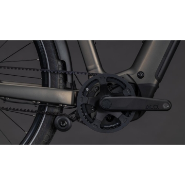 CUBE Touring Hybrid Comfort SLX 800 Electric Bike – Charcoal'n'Chrome