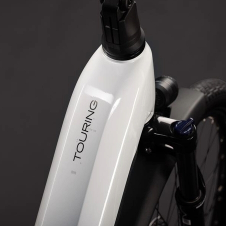 Vélo Électrique CUBE Touring Hybrid ONE 600 Easy Entry - Metallicwhite'n'Chrome